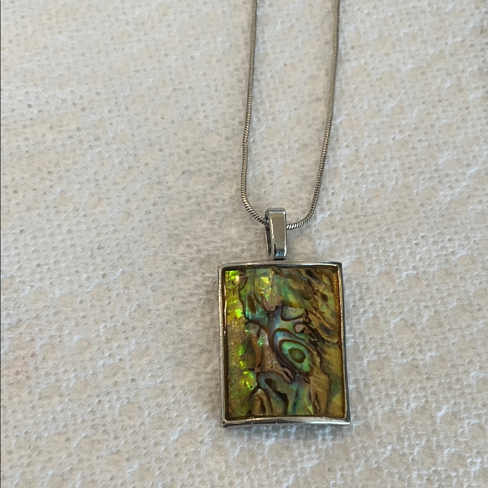 Abalone Shell Pendant Necklace